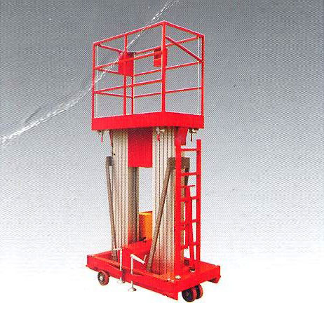Semi Electric Manlift Double Mast